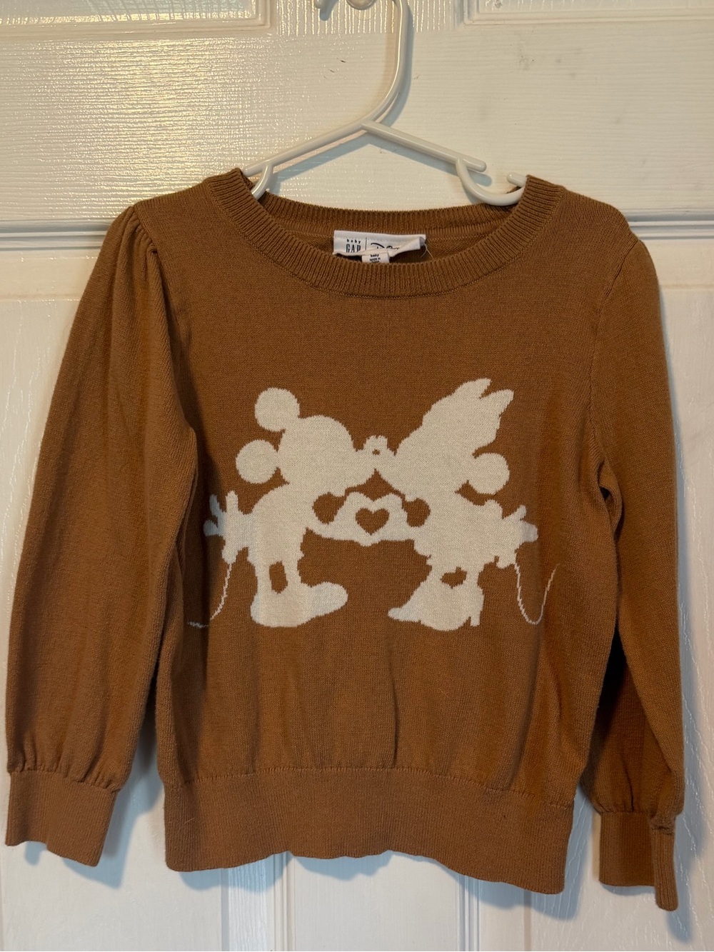 Gap Crewneck Sweater with Mickey & Minnie